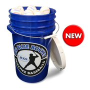 JUGS Big Blue Bucket—Pearl Baseballs JUGS Sports