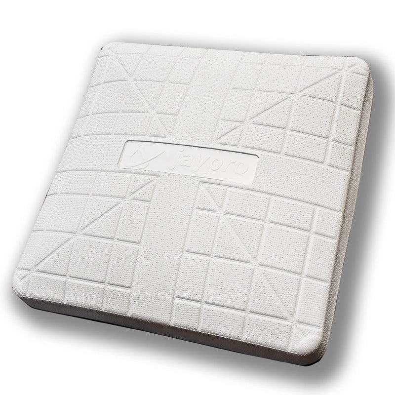 Jaypro Baseball Base Set - Pro-Style Hollywood (18 in.L x 18 in.W x 3 in.H) (Set of 3) (White) Jaypro
