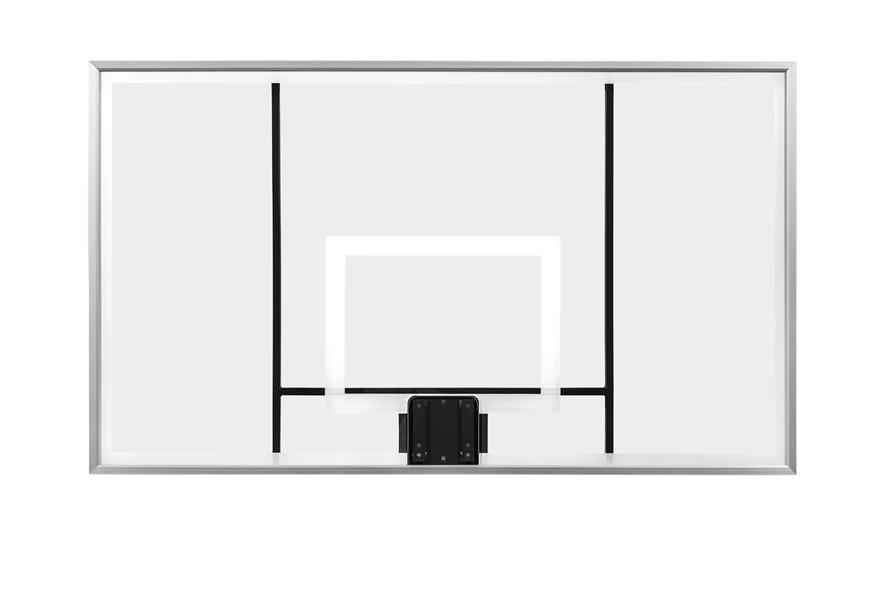 Gared Clear Acrylic Basketball Backboard with Rim Gared