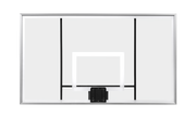 Gared Clear Acrylic Basketball Backboard with Rim Gared