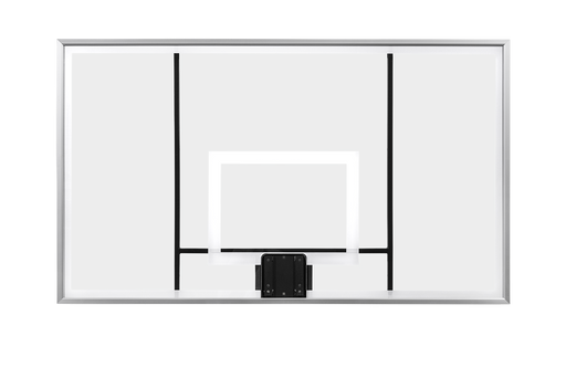 Gared Clear Acrylic Basketball Backboard with Rim Gared