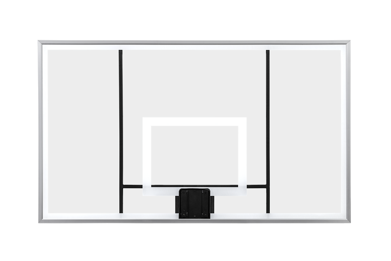 Gared Basketball Backboard Durable Glass Rim Combo Gared