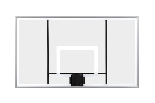 Gared Basketball Backboard Durable Glass Rim Combo Gared