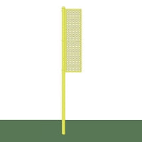 Jaypro Foul Poles - 12 ft. - Softball (Collegiate) (Semi-Permanent) Jaypro