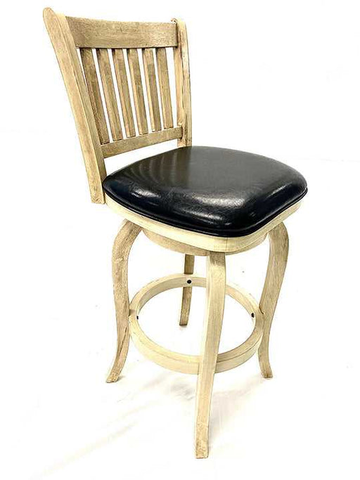 RAM Game Room Slat Back Barstool Antique White
