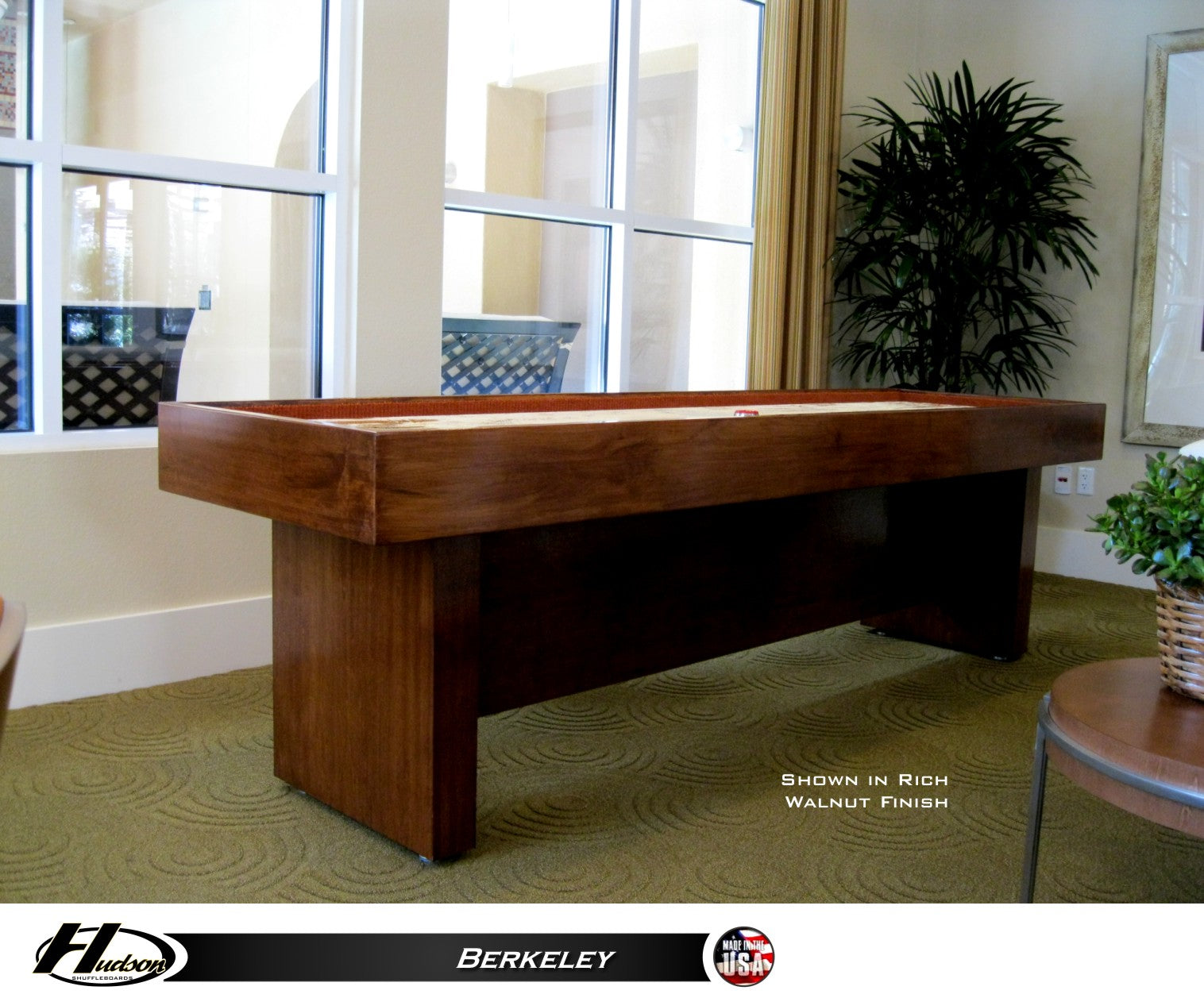 Hudson 16' Berkeley Shuffleboard Table