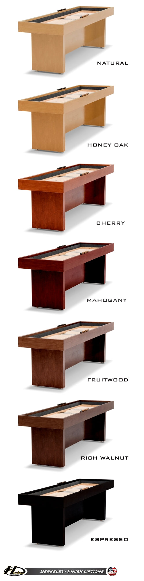 Hudson 18' Berkeley Shuffleboard Table