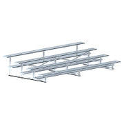 Jaypro Bleacher - 15 ft. (4 Row - Single Foot Plank) - Standard, Outdoor  (Powder Coated) Jaypro