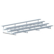 Jaypro Bleacher - 21 ft. (4 Row - Single Foot Plank) - Standard, Outdoor  (Powder Coated) Jaypro