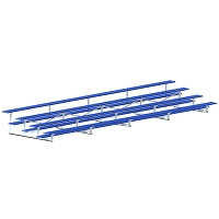 Jaypro Bleacher - 27 ft. (4 Row - Single Foot Plank) - Standard,  Outdoor Jaypro