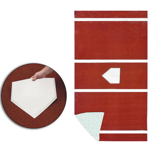 Jaypro Batting Mat (6 ft.L x 12 ft.W) (Clay) Jaypro