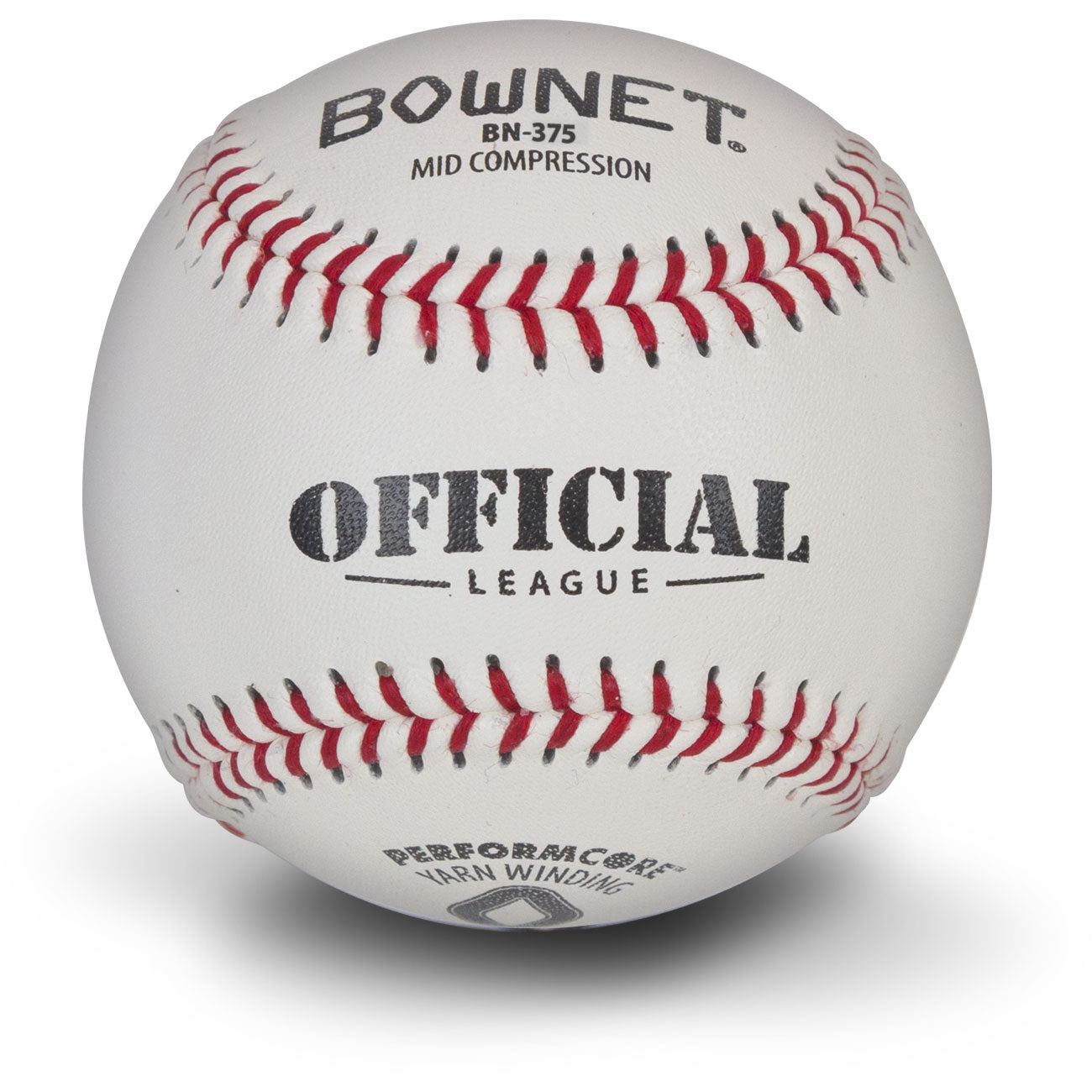 Bownet Low-Compression PerformCore™ Baseball Baseballs (BN-375 LC) Bownet