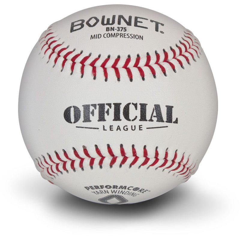 Bownet Low-Compression PerformCore™ Baseball Baseballs (BN-375 LC) Bownet