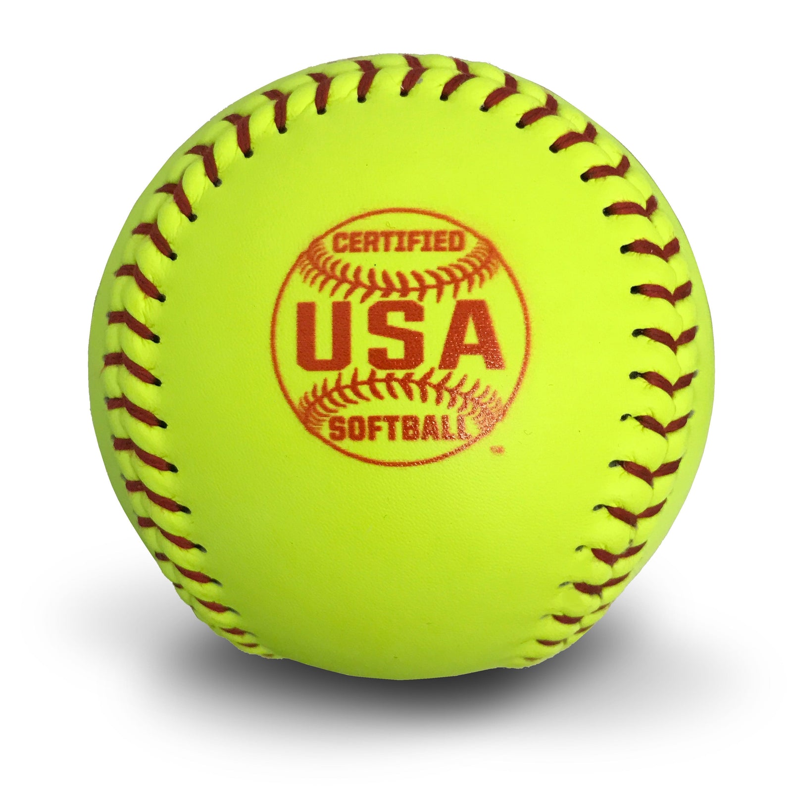 Bownet 12" Certified USA Softball Fastpitch Premium Optic Leather Softballs (BN-FP12 USA SB) Bownet