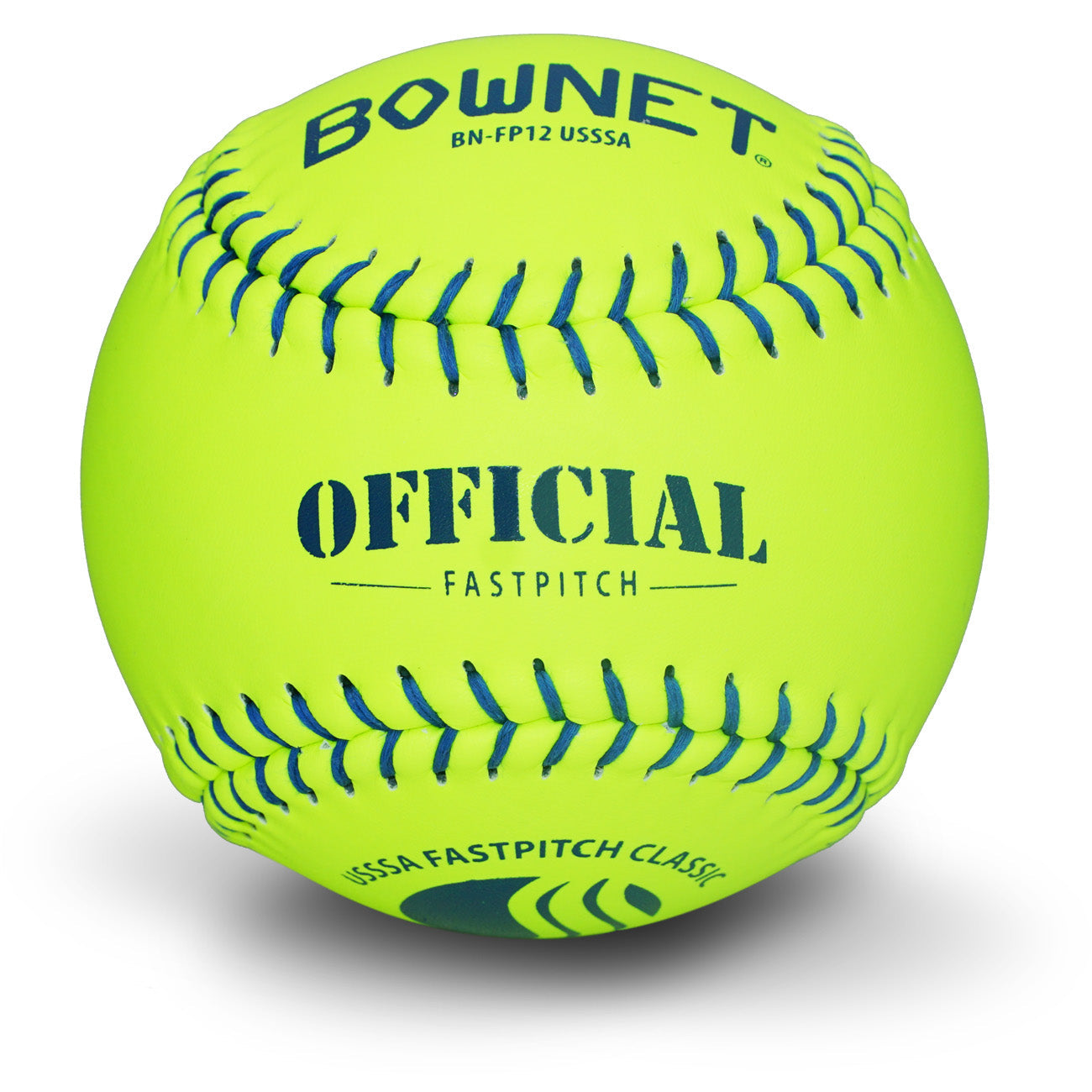Bownet Official USSSA® Fastpitch 12" Genuine Optic Leather Softballs (BN-FP12 USSSA) Bownet