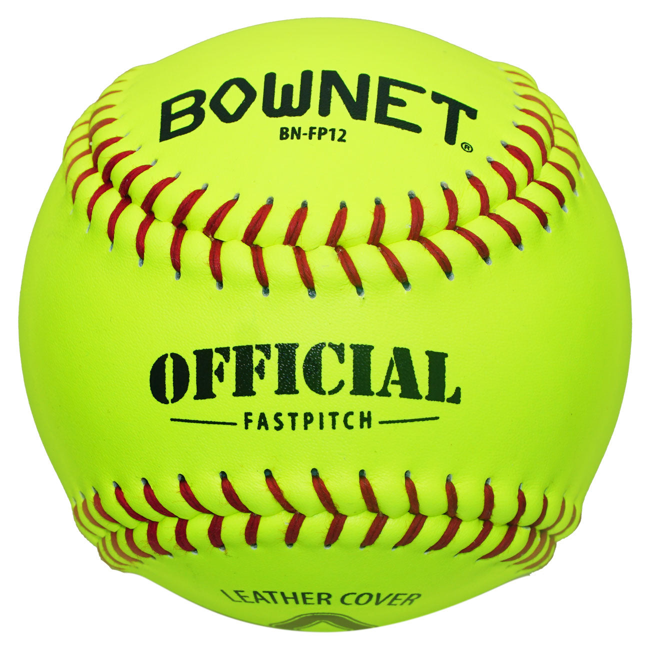 Bownet 12" Certified USA Softball Fastpitch Premium Optic Leather Softballs (BN-FP12 USA SB) Bownet