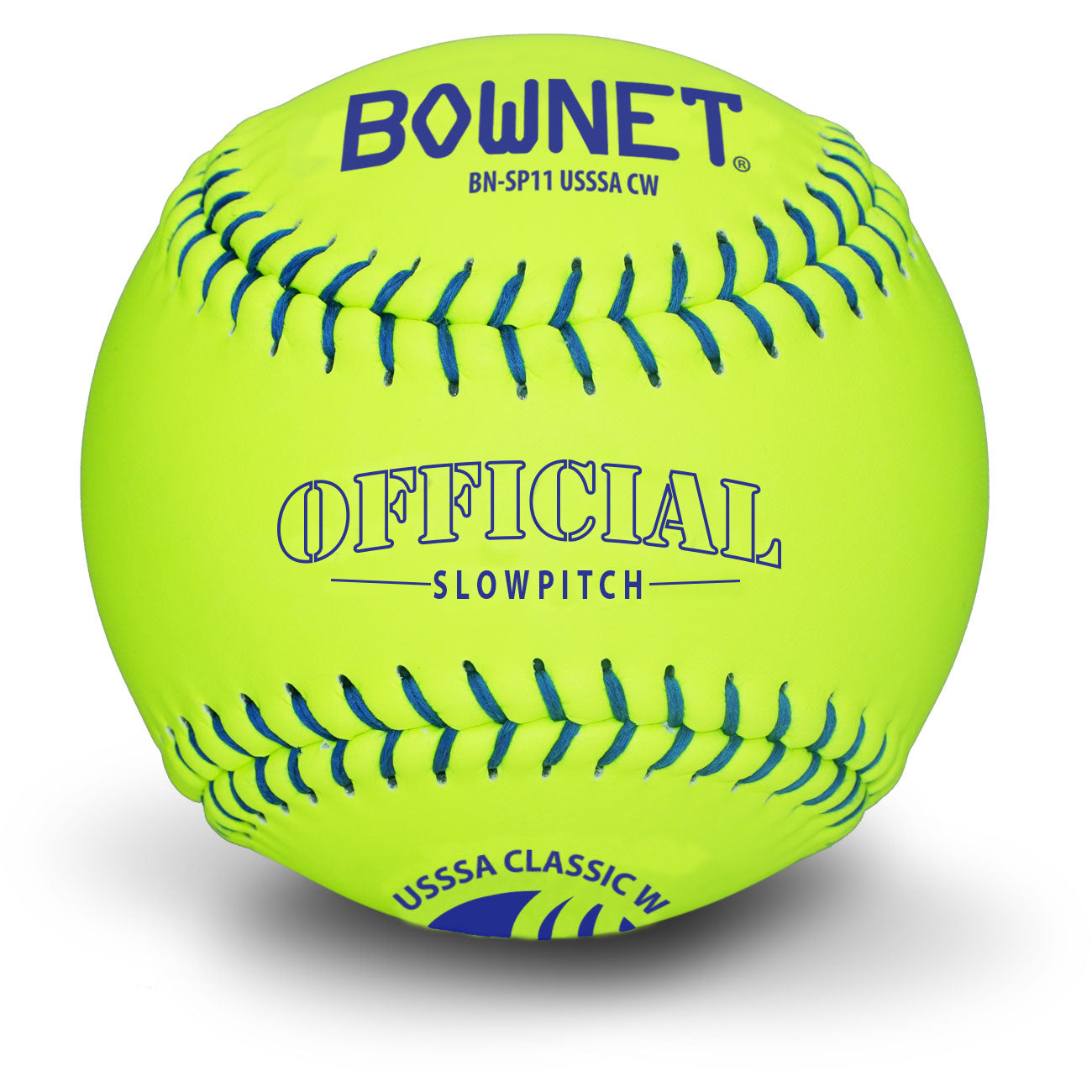 Bownet 11" Slowpitch Optic Leather USSSA Softballs (BN-SP11 USSSA CW) Bownet
