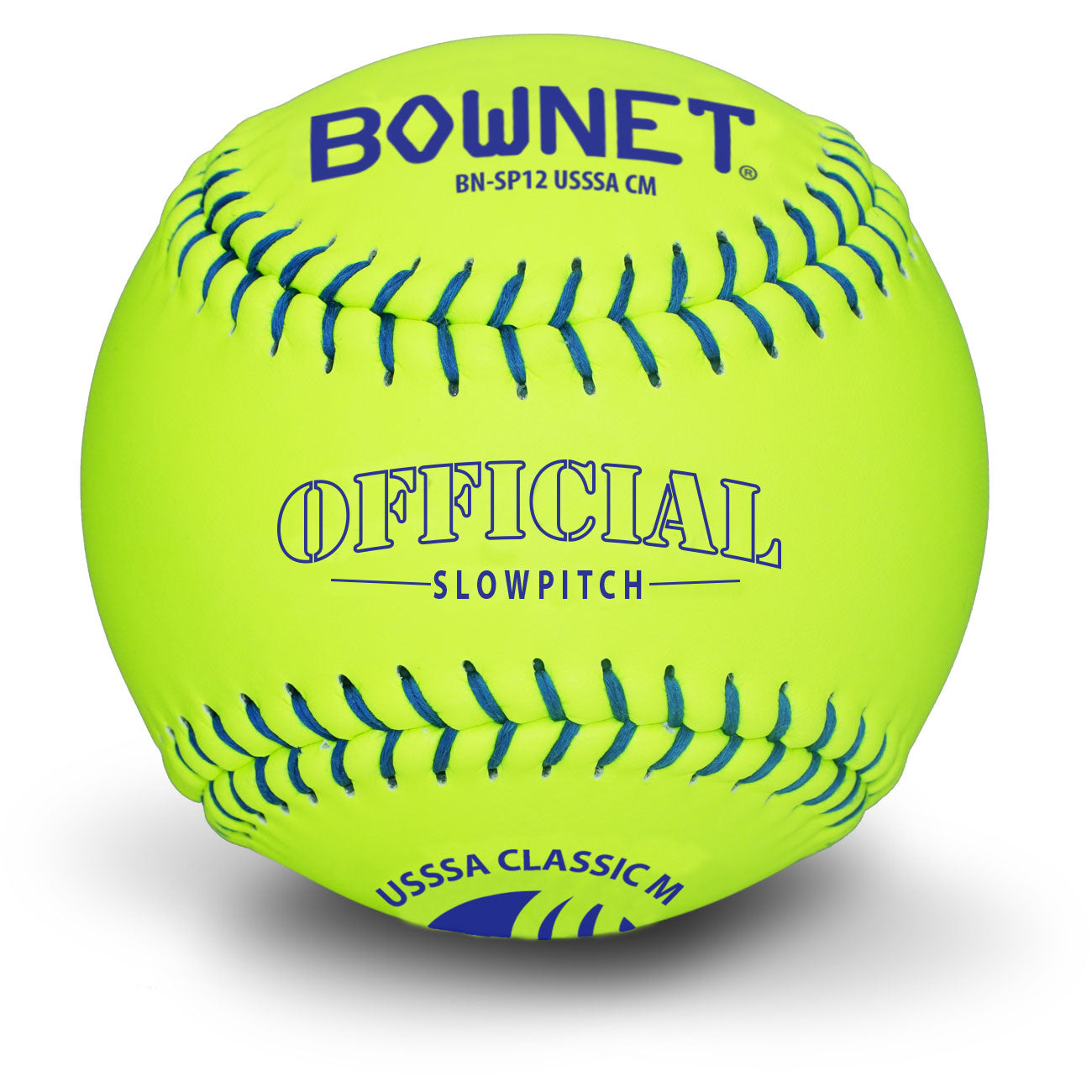 Bownet 12" Slowpitch Optic Leather USSSA Softballs (BN-SP12 USSSA CM) Bownet
