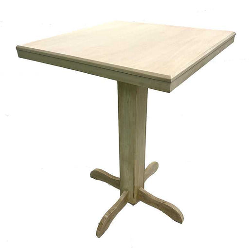 RAM Game Room English Style Square Pub Table – Antique White