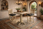 RAM Game Room English Style Square Pub Table – Antique White