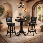 RAM Game Room English Style Circle Pub Table