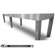 Hudson 16' Brushed Stainless Steel Shuffleboard Table