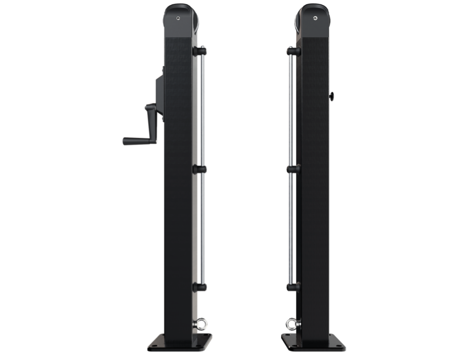 Surface Mount Pickleball Posts &amp;amp; Net Systems Dominator
