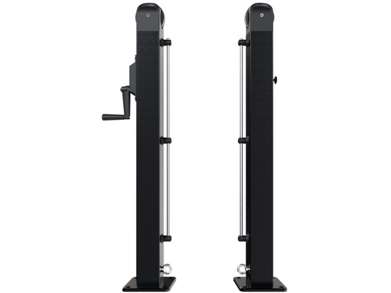 Surface Mount Pickleball Posts &amp;amp; Net Systems Dominator