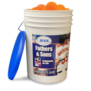 JUGS Bucket of Low Impact, Multi-Use Practice Baseballs JUGS Sports