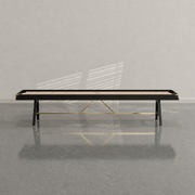 District Mills Black & Tan Shuffleboard Table