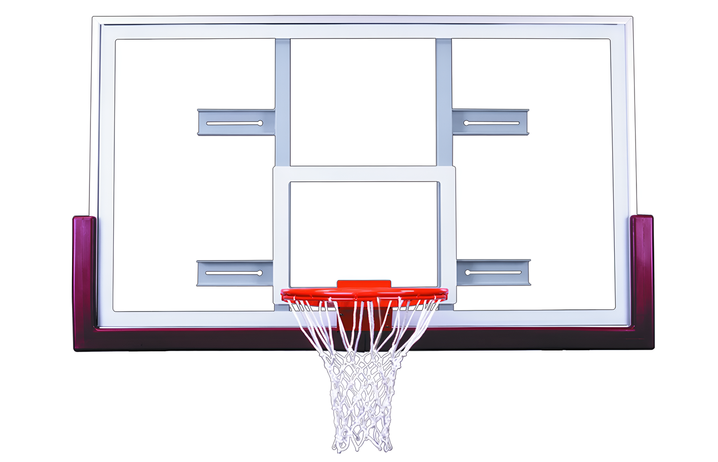FIRST TEAM Durable Basketball Backboard with Hoop
