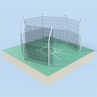 Jaypro Ground Sleeve - Discus Cage (DCHS-35) (Set of 6) Jaypro