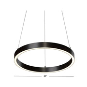RAM Game Room 24" Round LED Table Light Fixture