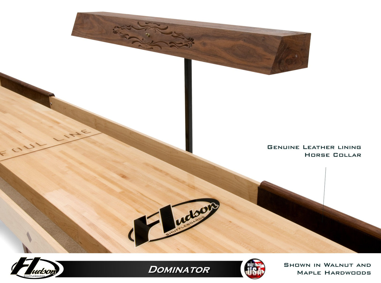 Hudson 9' Dominator Shuffleboard Table