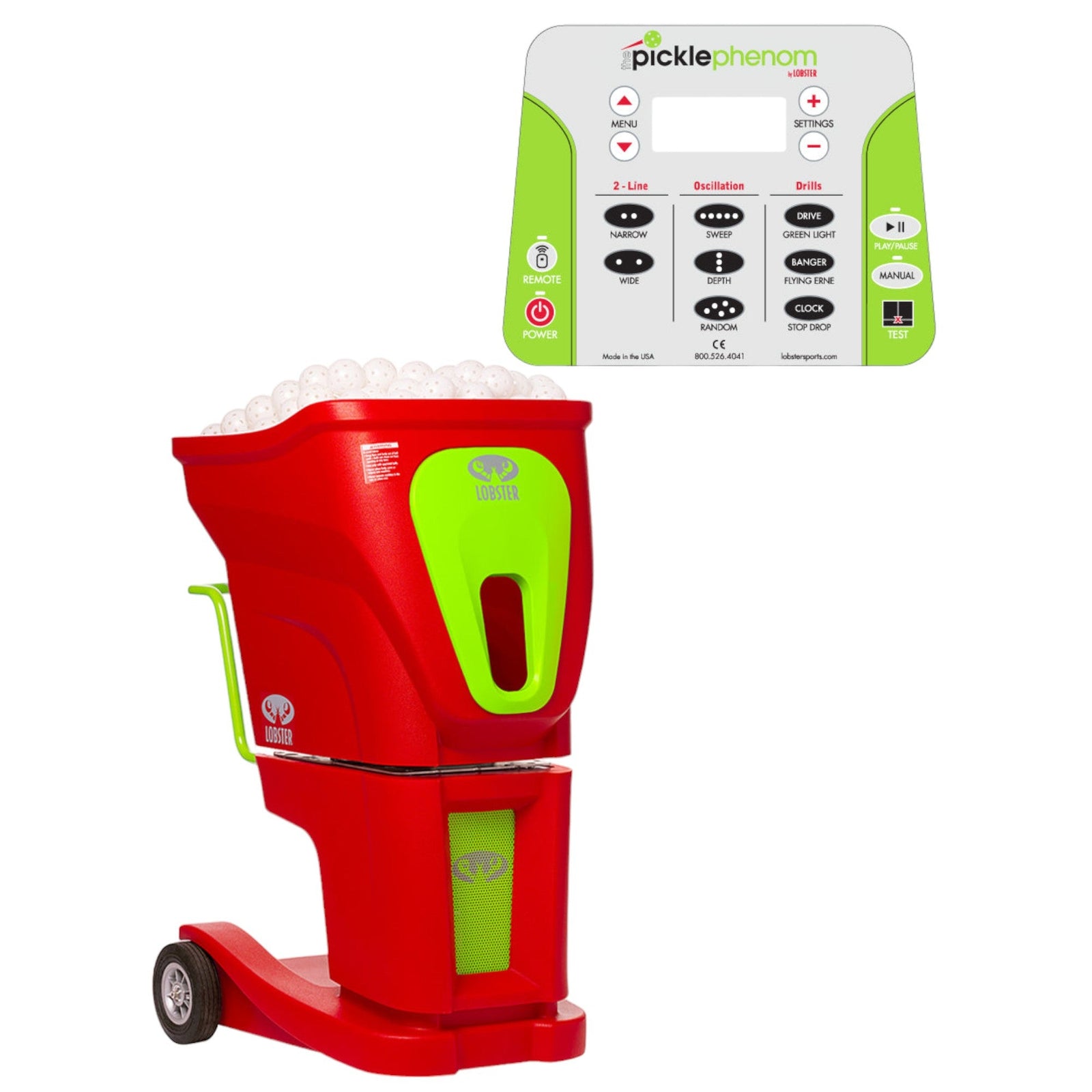 Lobster Pickle Phenom Commercial Pickleball Machine