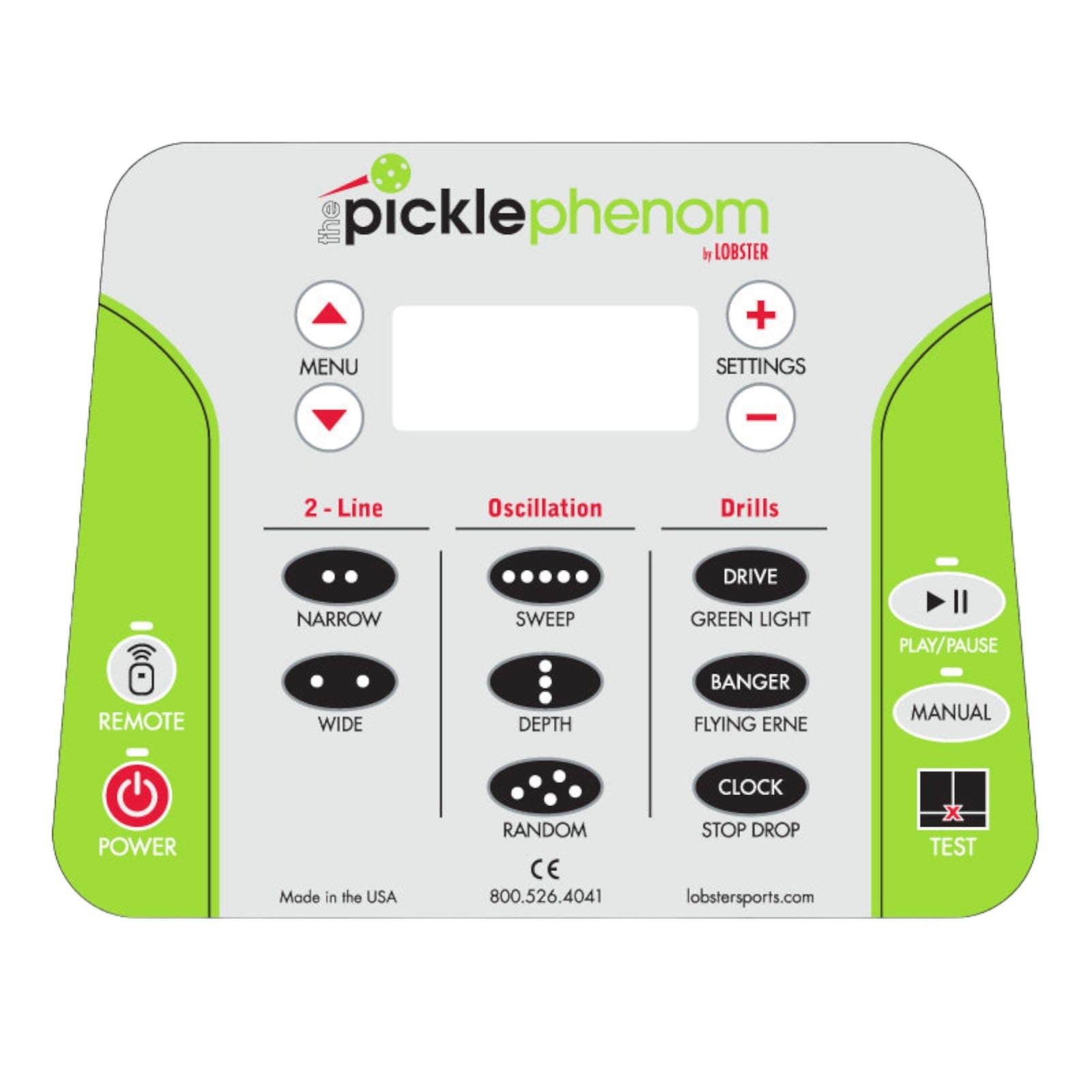Lobster Pickle Phenom Commercial Pickleball Machine