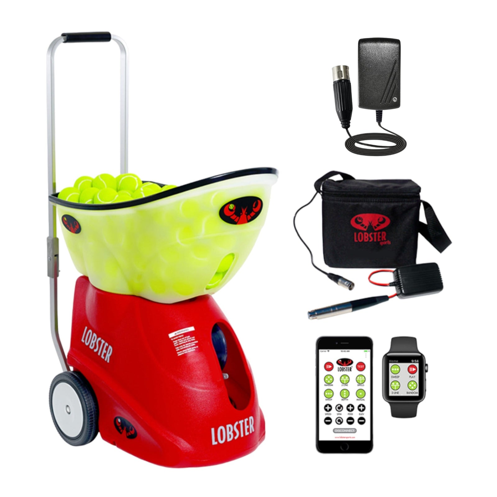 Lobster Elite Grand Five Tennis Ball Machine