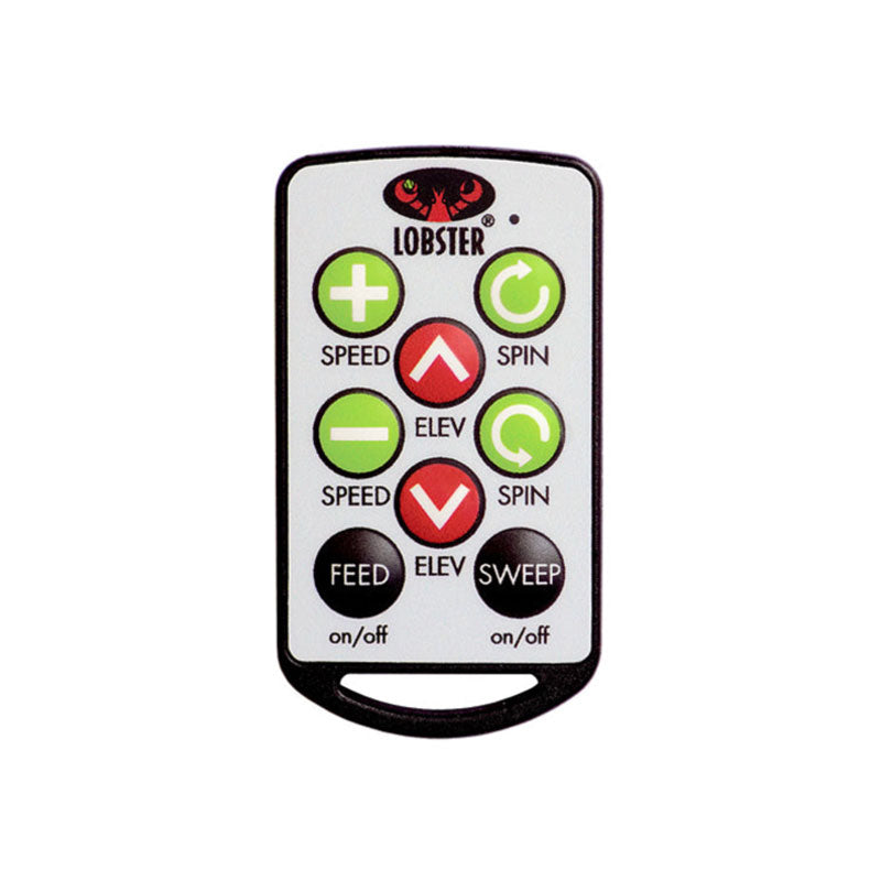 Lobster 10-function handheld remote control for Elite Two, Elite Three and Pickle Two ball machines