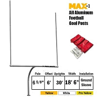 Jaypro Ground Sleeves (6-5/8 in. Pole) - Football Goal Post - Max-1 Jaypro