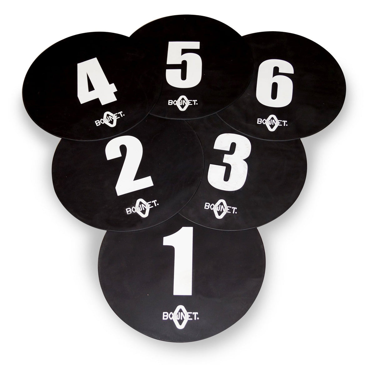 Bownet Volleyball Floor Targets, 6 Pack Bownet