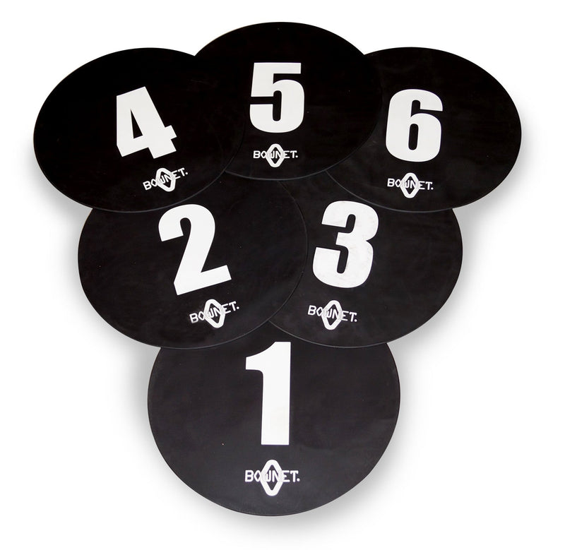 Bownet Volleyball Floor Targets, 6 Pack Bownet
