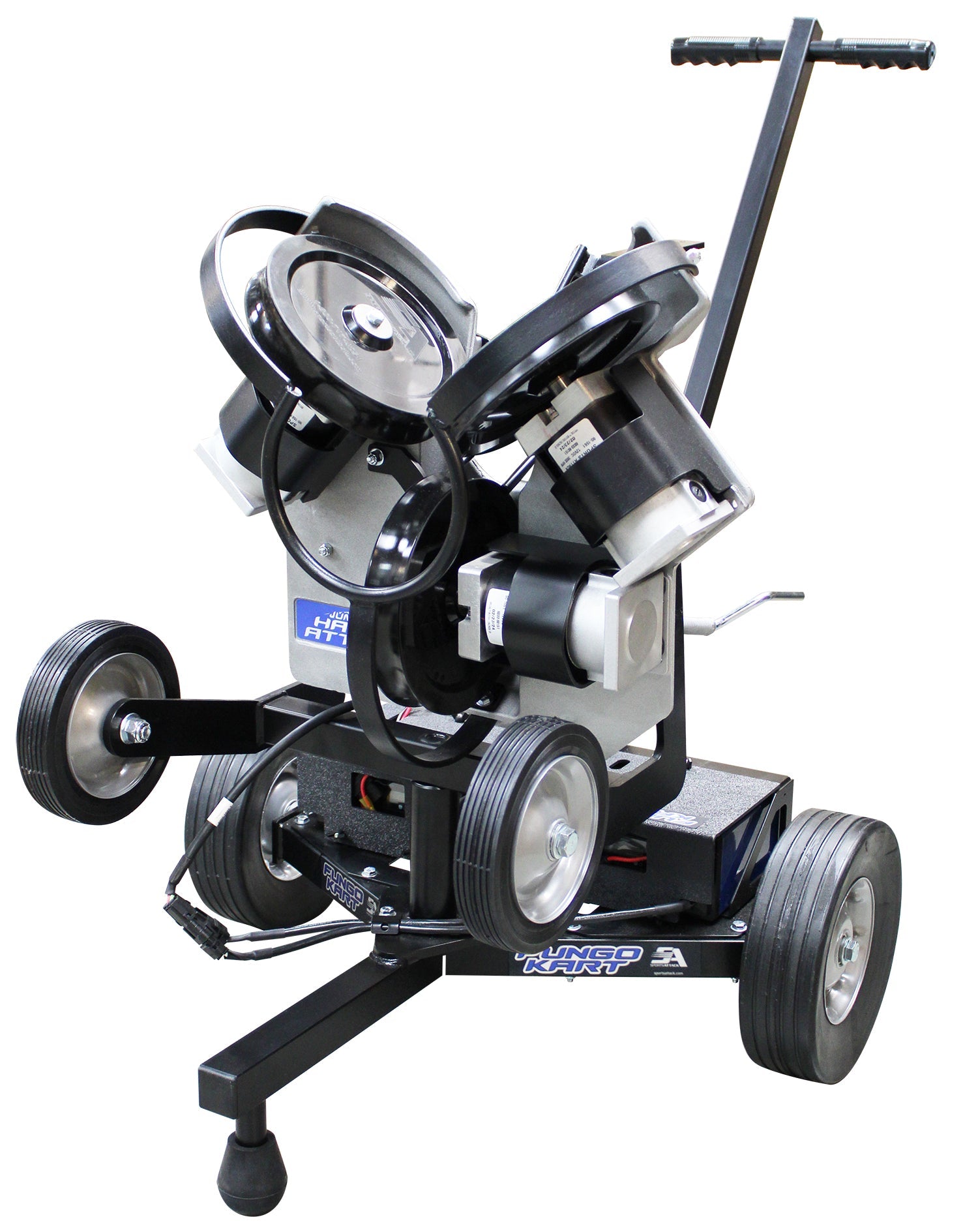 Sports Attack Junior Fungo Kart BB Machine Combo (DC Model) Sports Attack