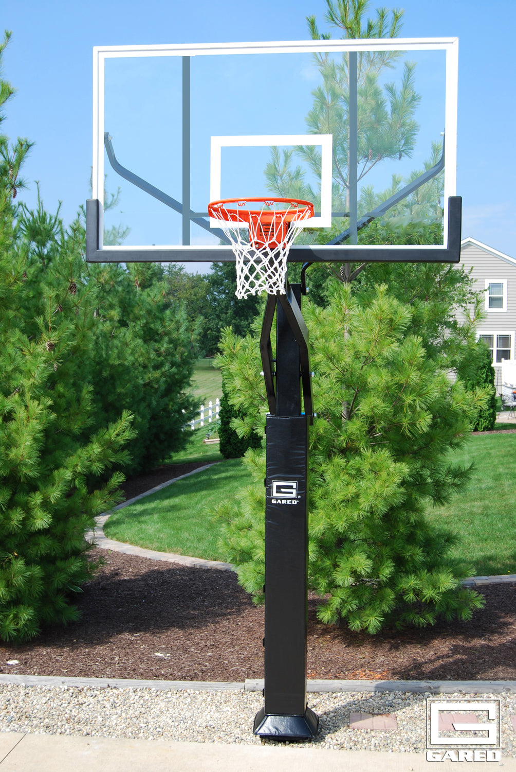 Gared Pro Jam Adjustable Basketball Hoop with Acrylic Board Gared