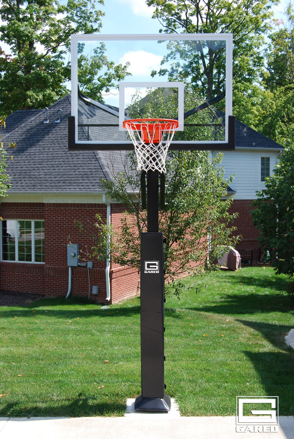 Gared 42" x 60" Outdoor Ground Basketball Hoop Gared