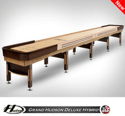 Hudson 12' Deluxe Hybrid Shuffleboard Table