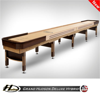 Hudson 12' Deluxe Hybrid Shuffleboard Table