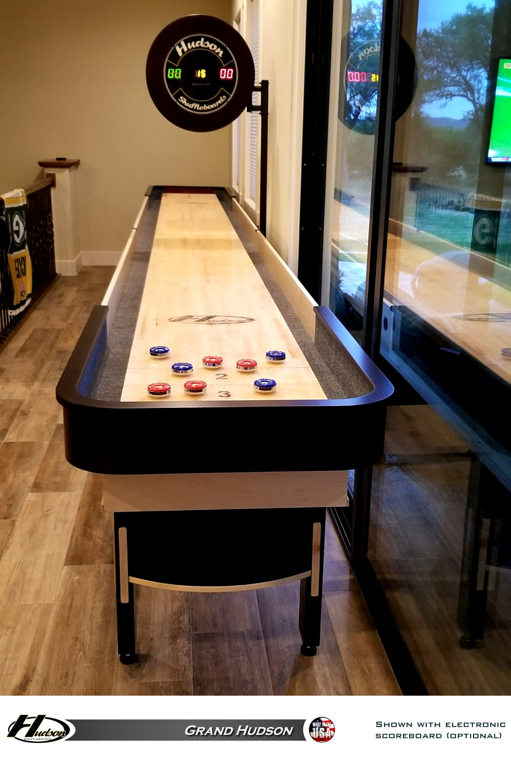 12' Grand Hudson Shuffleboard Table