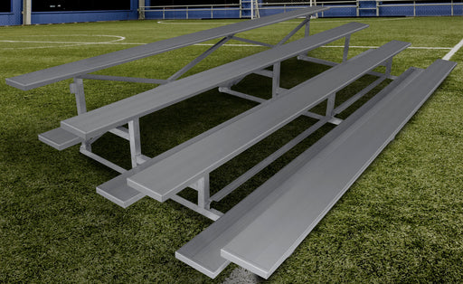 Gared Spectator Stationary 7′ 6″ Low Rise Bleacher, 4 Row Gared