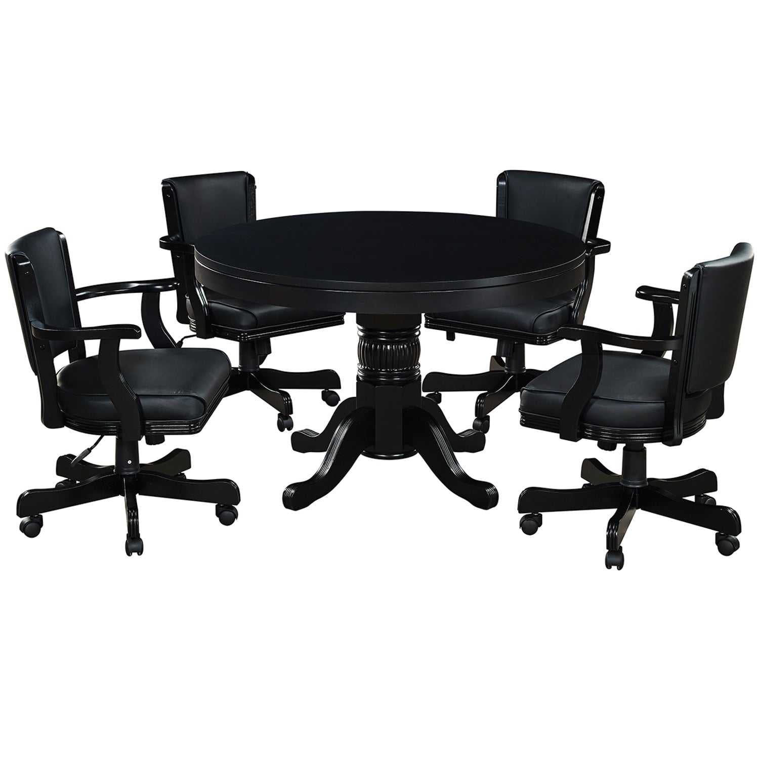 RAM Game Room Pub Series 48" 3-in-1 Round Poker Table