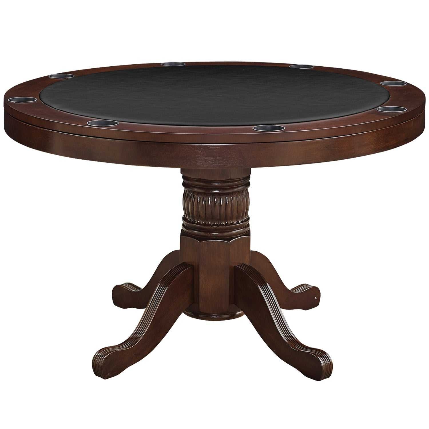 RAM Game Room Pub Series 48" 3-in-1 Round Poker Table